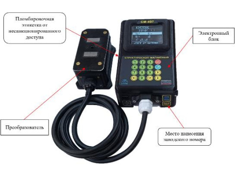 Структуроскопы магнитные СМ-407, 96999-25